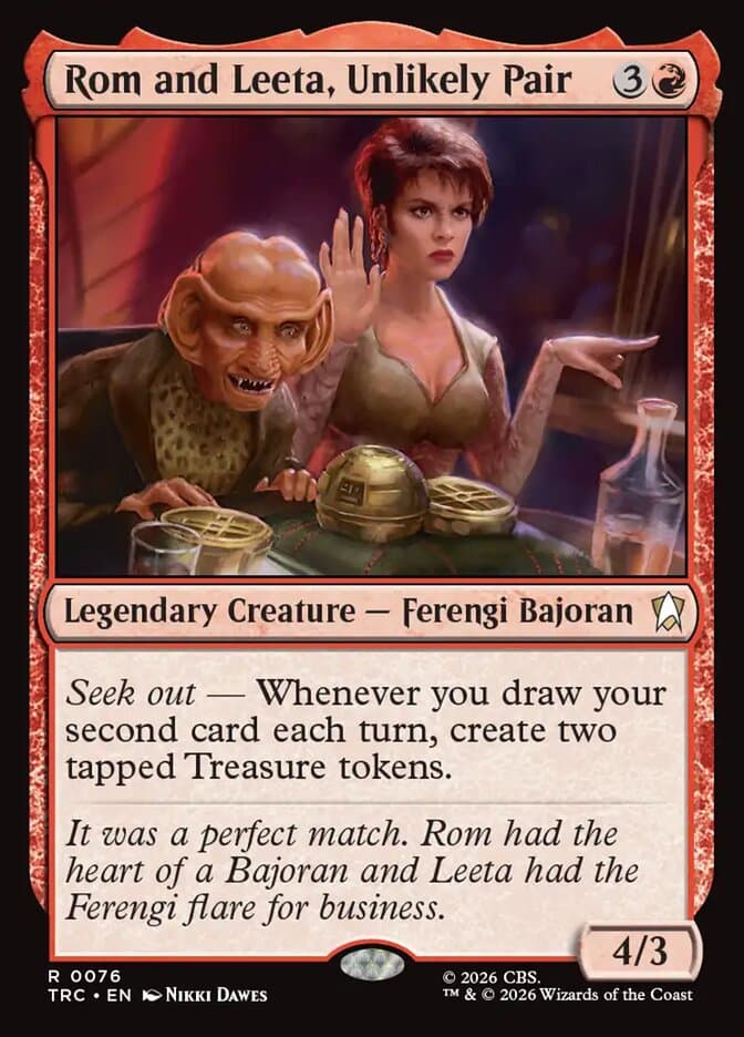 Rom and Leeta, Unlikely Pair — Star Trek Commander 76