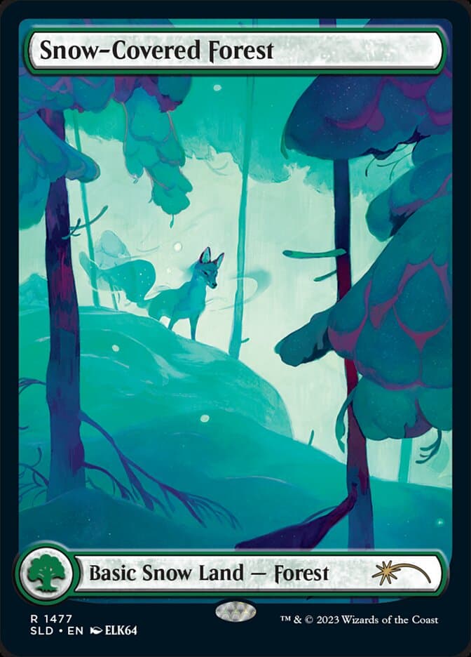Snow-Covered Forest — Secret Lair Drop 1477