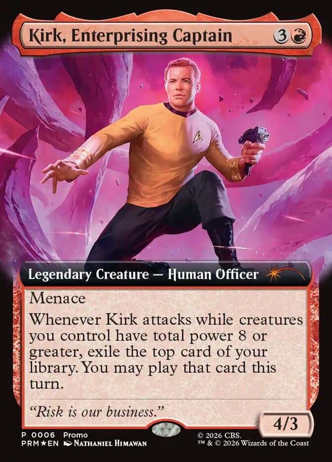 Kirk, Enterprising Captain — URL/Convention Promos 2026-2