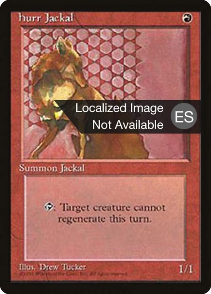 Hurr Jackal — Fourth Edition Foreign Black Border 203