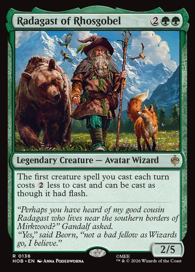Radagast of Rhosgobel — The Hobbit 136