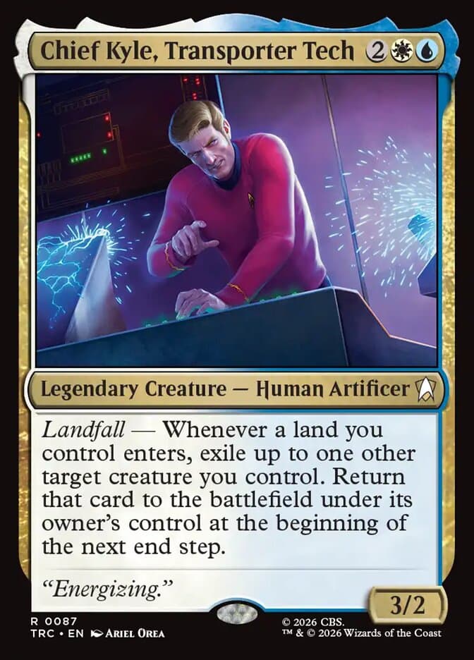 Chief Kyle, Transporter Tech — Star Trek Commander 87