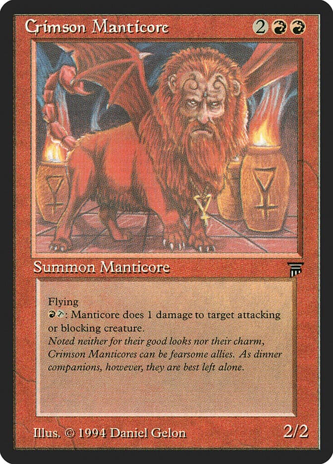 Crimson Manticore — Legends 140