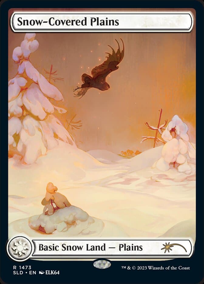 Snow-Covered Plains — Secret Lair Drop 1473