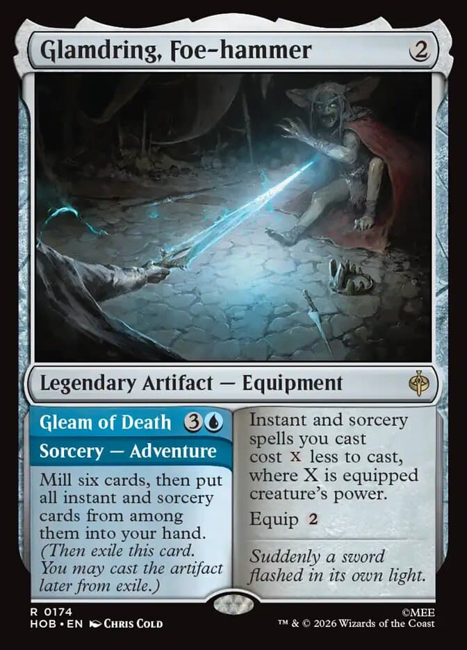 Glamdring, Foe-hammer // Gleam of Death — The Hobbit 174