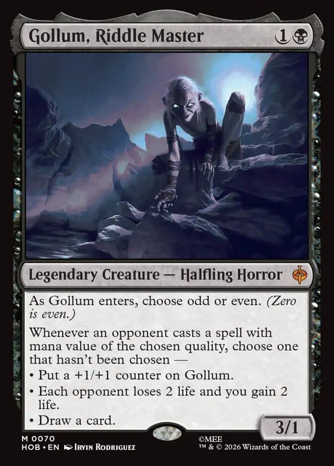 Gollum, Riddle Master — The Hobbit 70
