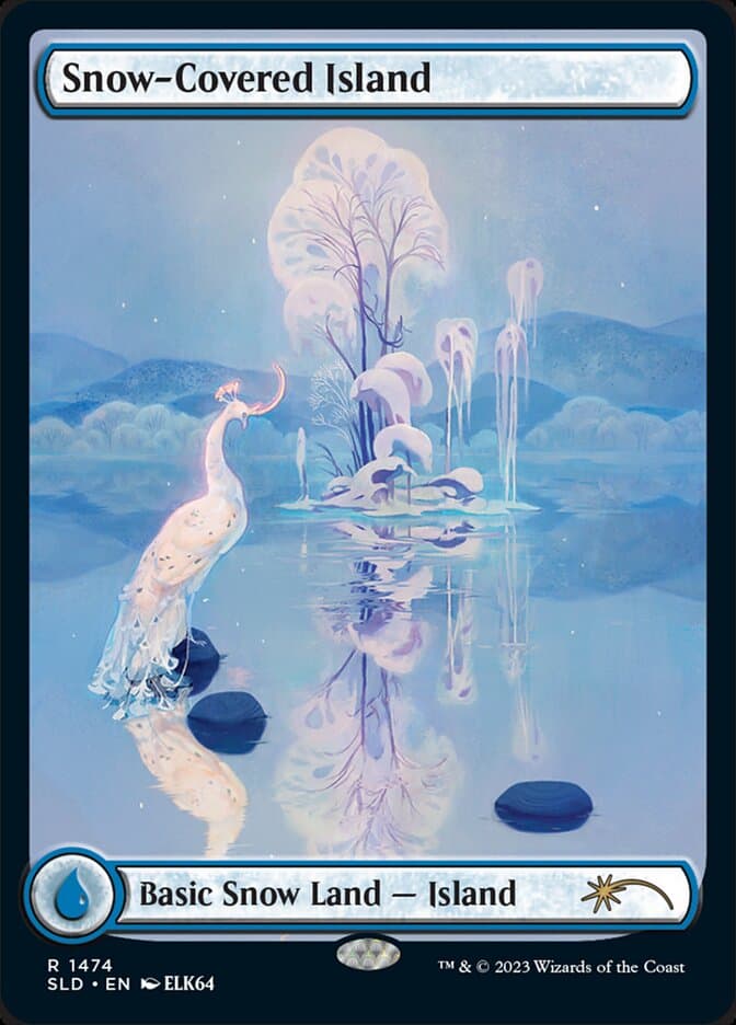 Snow-Covered Island — Secret Lair Drop 1474