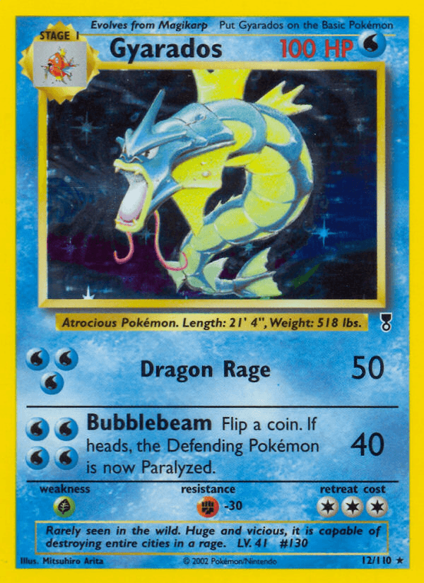 Gyarados — Legendary Collection, graded PSA 8