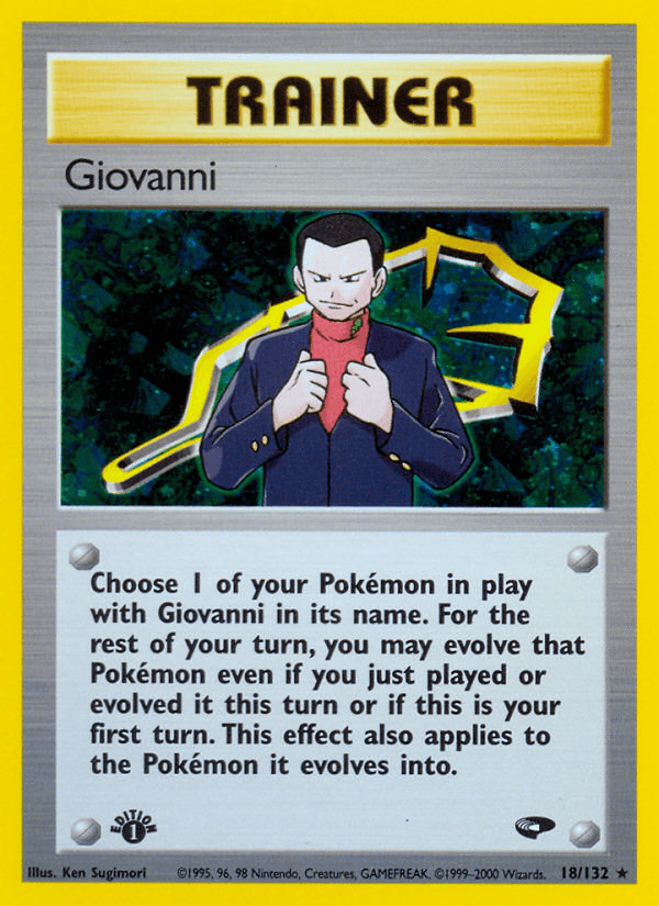 Giovanni — Gym Challenge, graded PSA 9