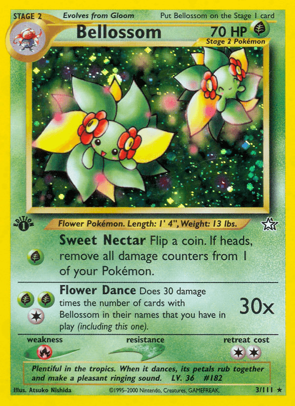 Bellossom — Neo Genesis, graded BGS 8.5