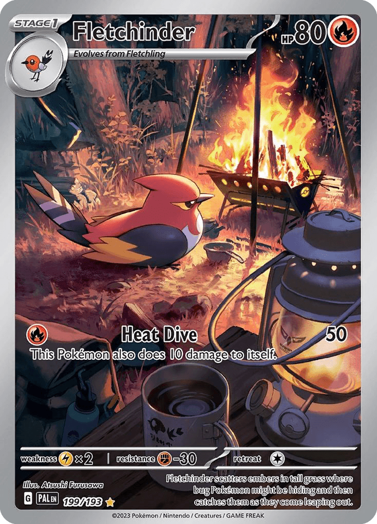 Fletchinder — Paldea Evolved 199/193