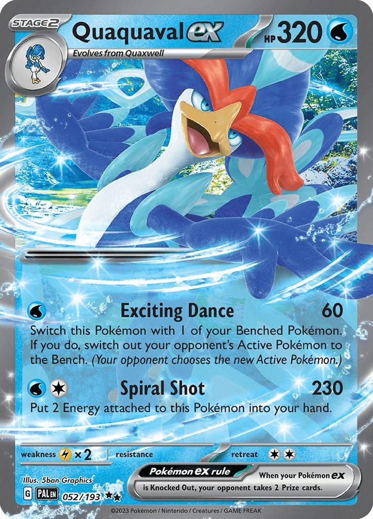 Quaquaval ex — Paldea Evolved 52/193