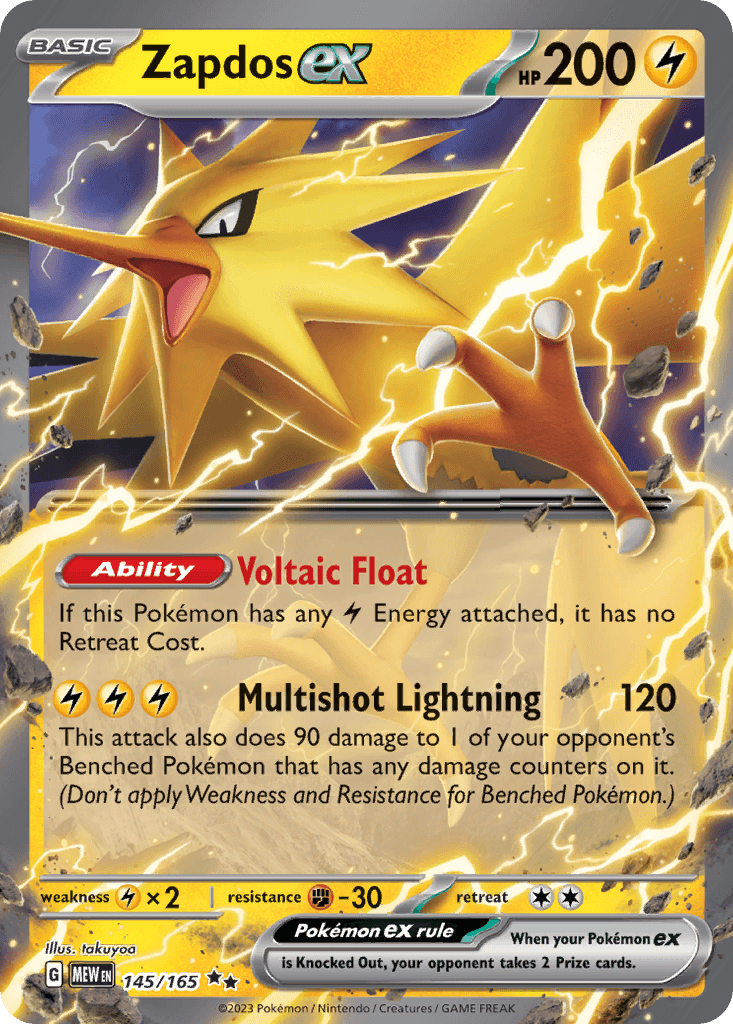 Zapdos ex — 151 145/165