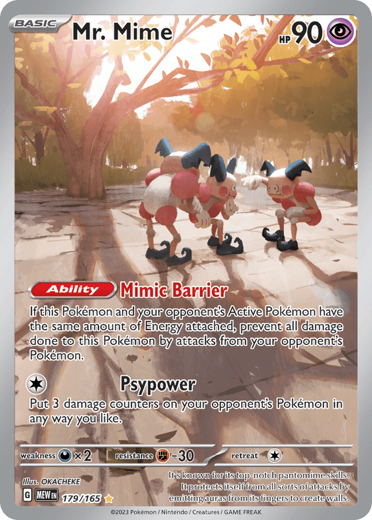Mr. Mime — 151 179/165
