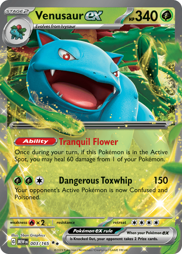 Venusaur ex — 151 3/165
