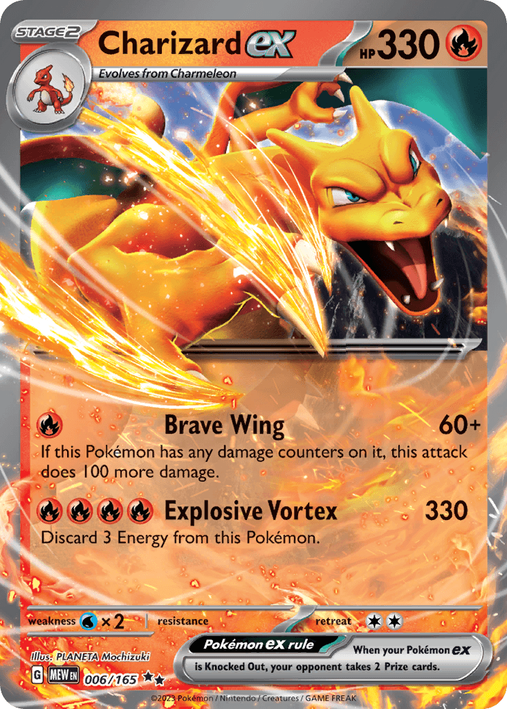 Charizard ex — 151 6/165