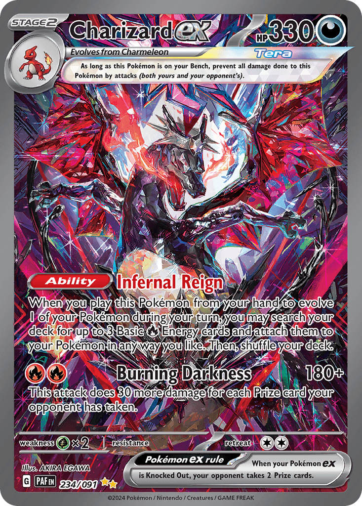 Charizard ex — Paldean Fates 234/91