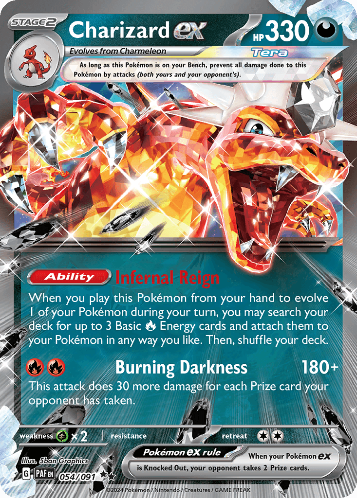Charizard ex — Paldean Fates 54/91