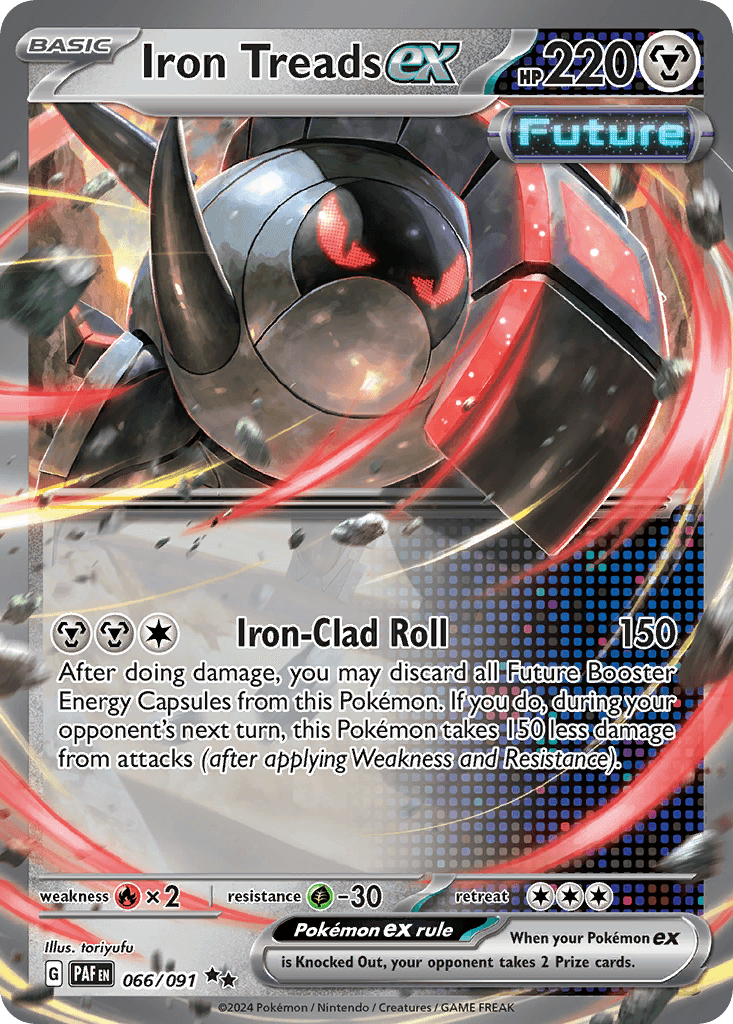 Iron Treads ex — Paldean Fates 66/91
