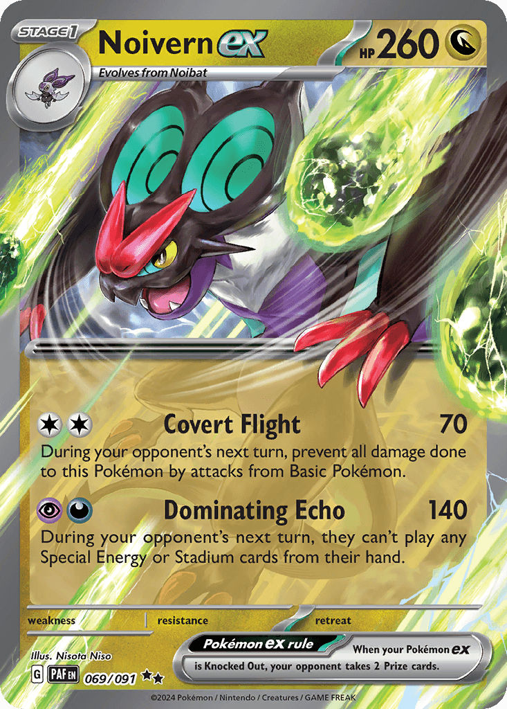 Noivern ex — Paldean Fates 69/91