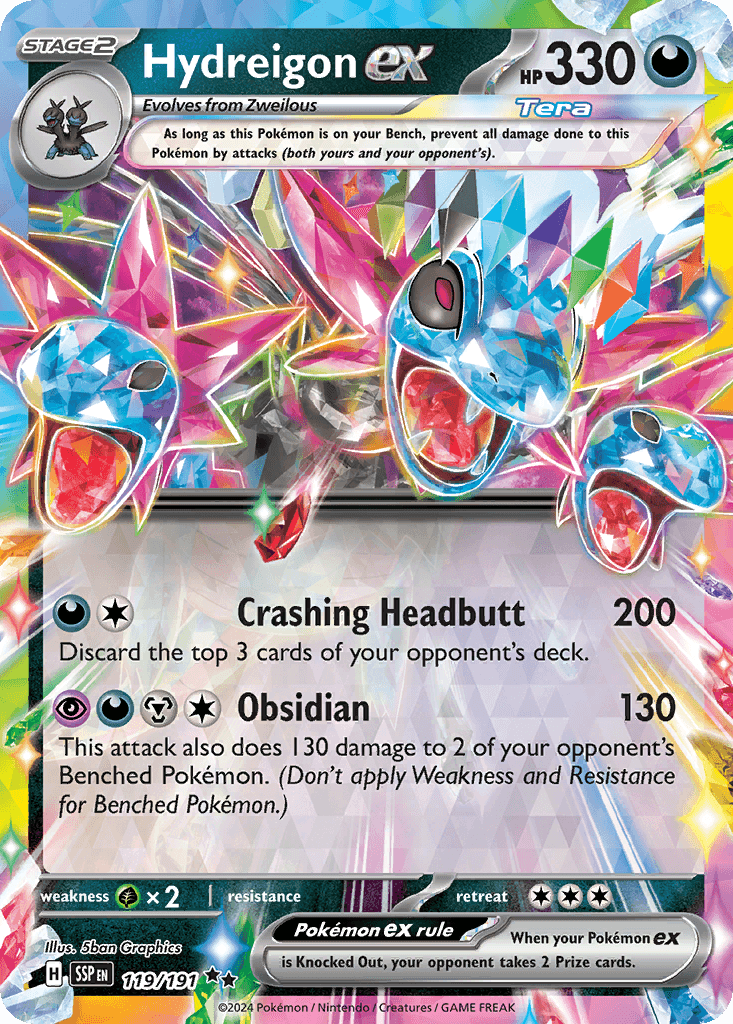 Hydreigon ex — Surging Sparks 119/191