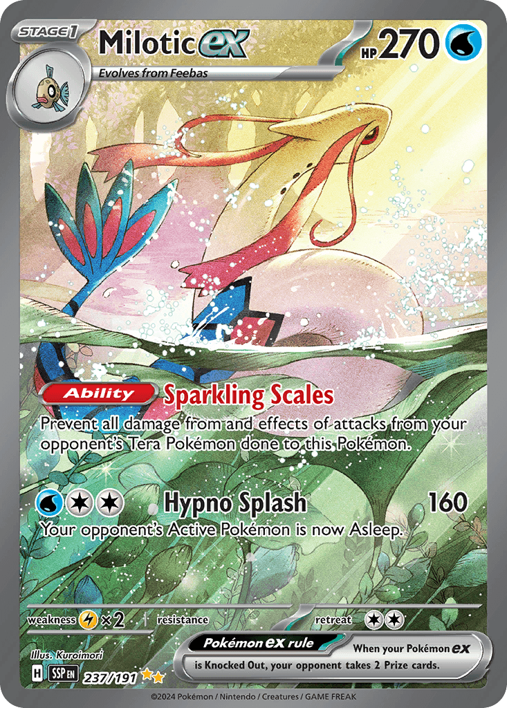 Milotic ex — Surging Sparks 237/191