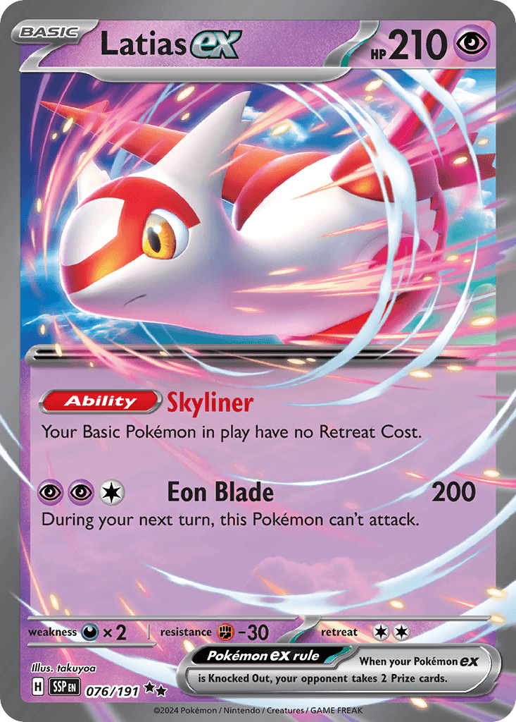 Latias ex — Surging Sparks 76/191