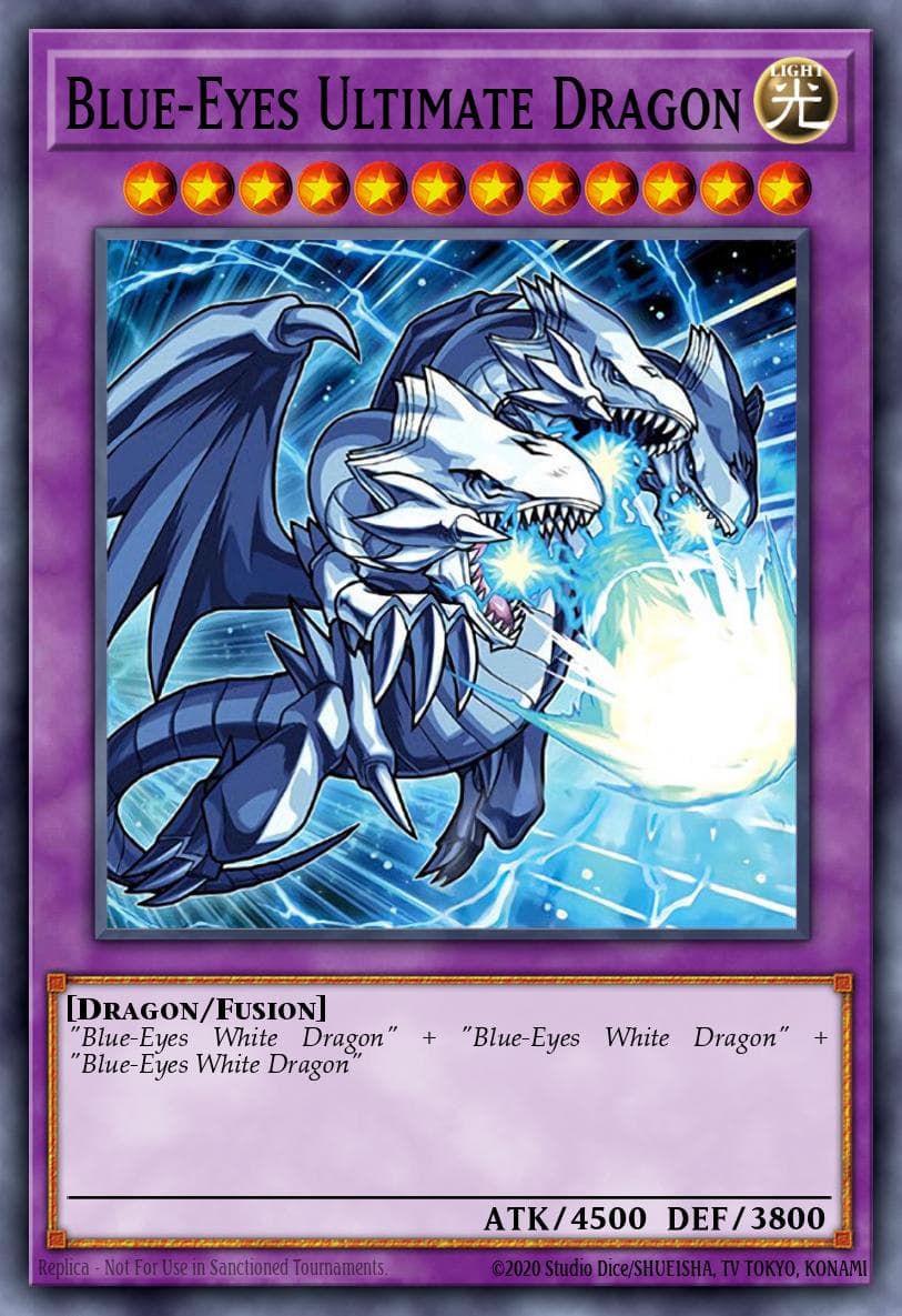 Blue-Eyes Ultimate Dragon — Retro Pack, graded PSA 8