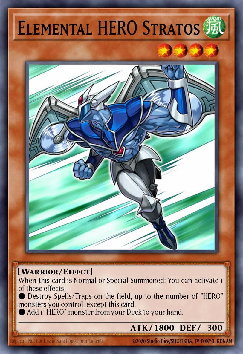 Elemental HERO Stratos — Burst of Destiny BODE-EN100