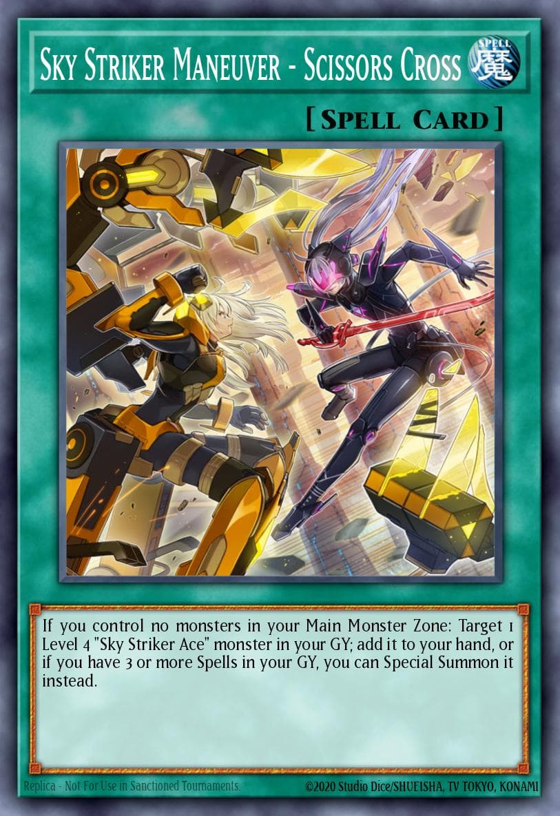 Sky Striker Maneuver - Scissors Cross — Ignition Assault Sneak Peek Participation Card IGAS-ENSP1