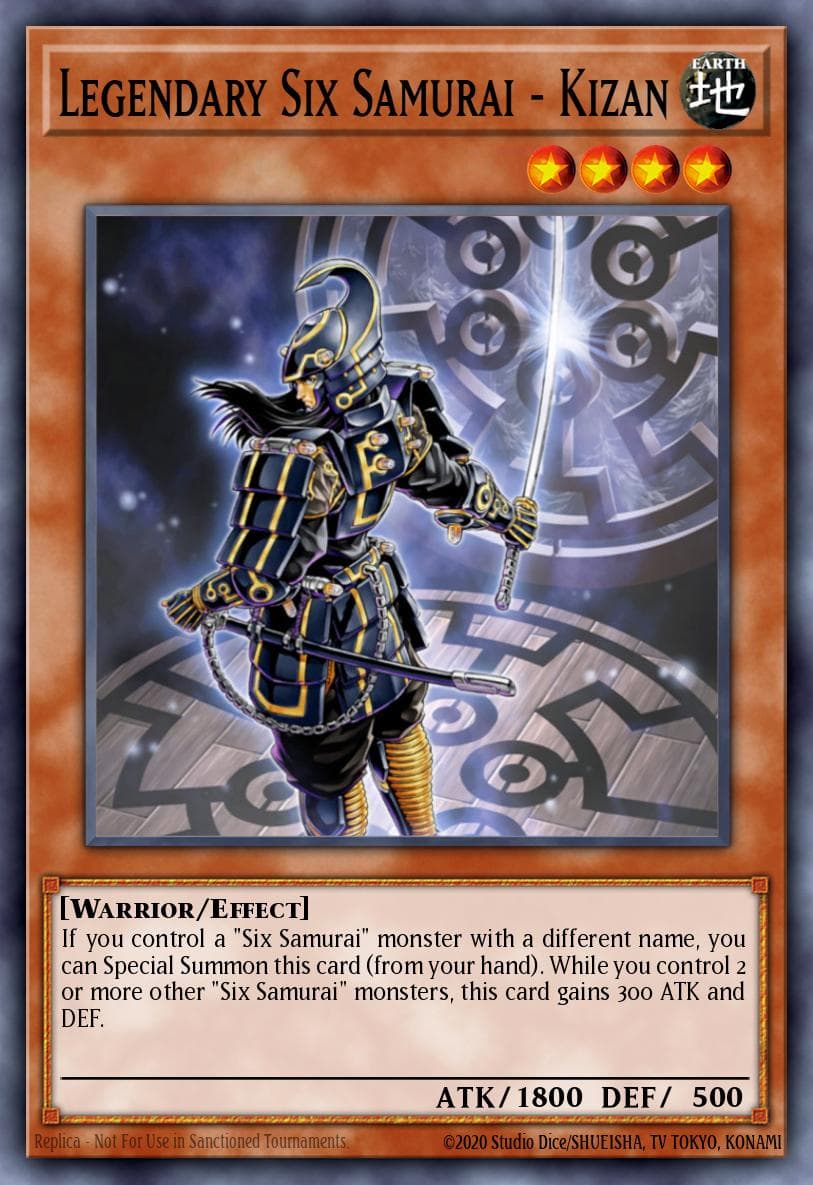 Legendary Six Samurai - Kizan — Spirit Warriors SPWA-EN010