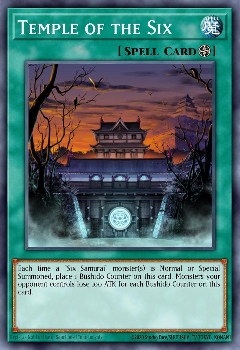 Temple of the Six — Samurai Warlords Structure Deck SDWA-EN031