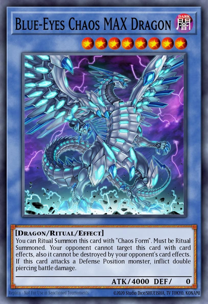 Blue-Eyes Chaos MAX Dragon — Yu-Gi-Oh! The Dark Side of Dimensions Movie Pack Secret Edition MVP1-ENS04