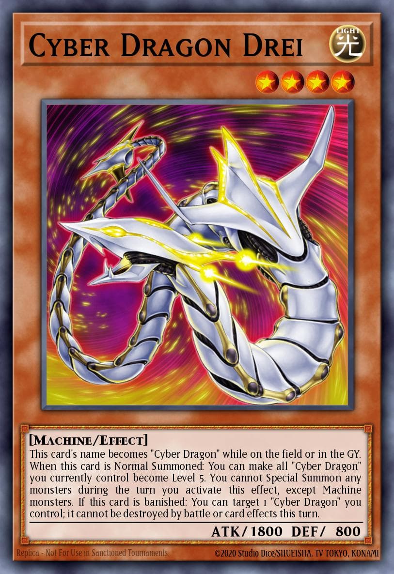 Cyber Dragon Drei — Cyber Dragon Revolution Structure Deck SDCR-EN002