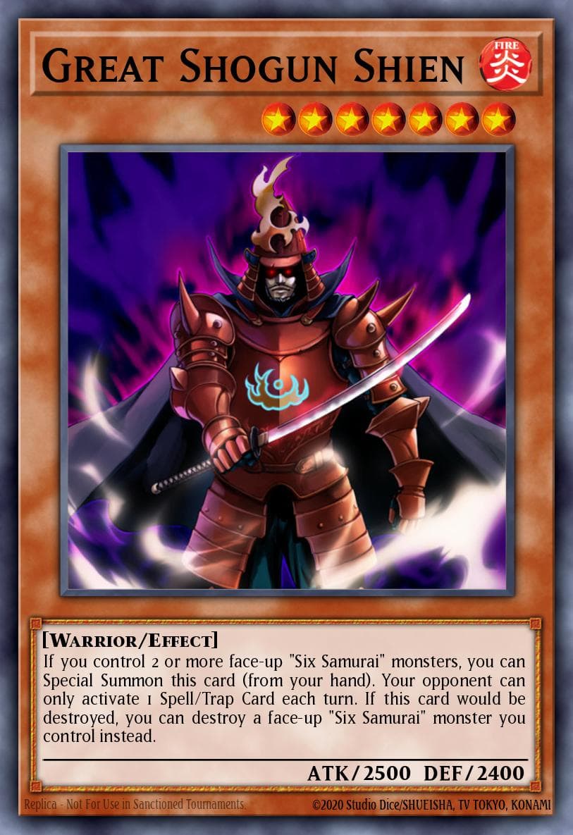 Great Shogun Shien — Samurai Warlords Structure Deck SDWA-EN009