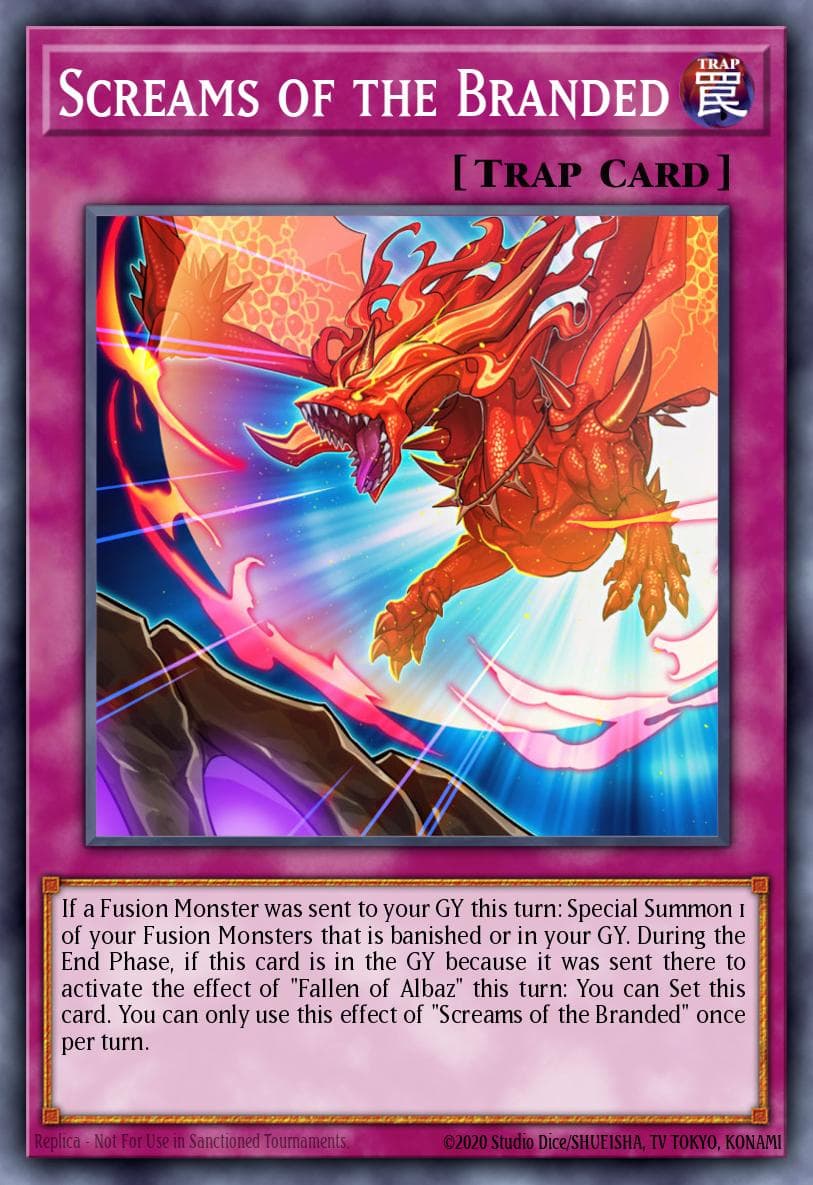Screams of the Branded — Structure Deck: Albaz Strike SDAZ-EN033