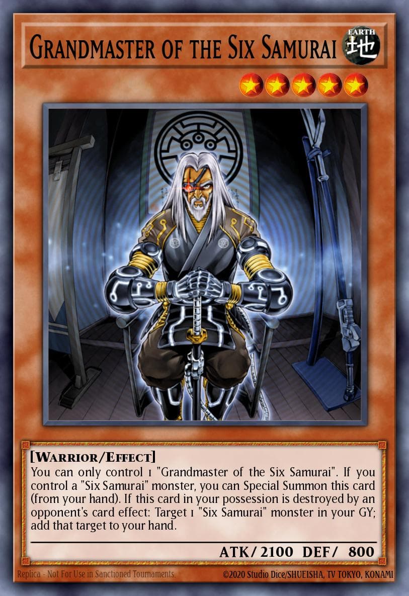 Grandmaster of the Six Samurai — Battle Pack Tournament Prize Cards BATT-EN016