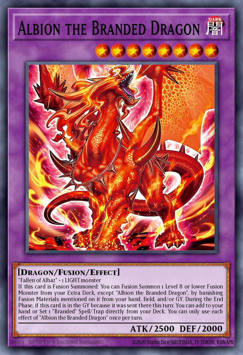 Albion the Branded Dragon — Structure Deck: Albaz Strike SDAZ-EN046