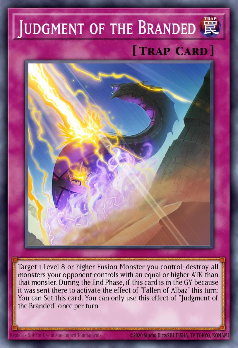 Judgment of the Branded — Structure Deck: Albaz Strike SDAZ-EN034