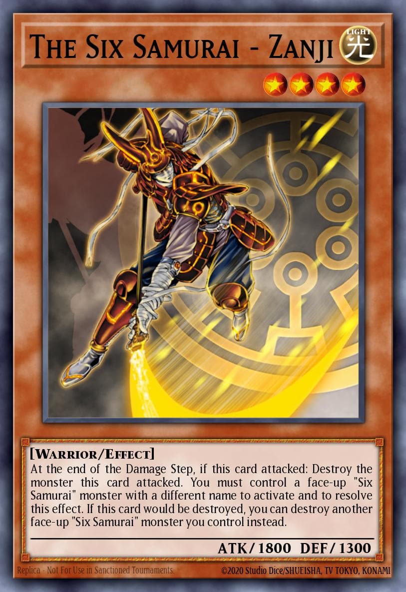 The Six Samurai - Zanji — Hobby League 5 participation card E HL05-EN005