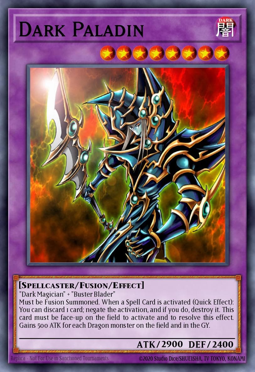 Dark Paladin — Duel Master's Guide promotional cards DMG-001